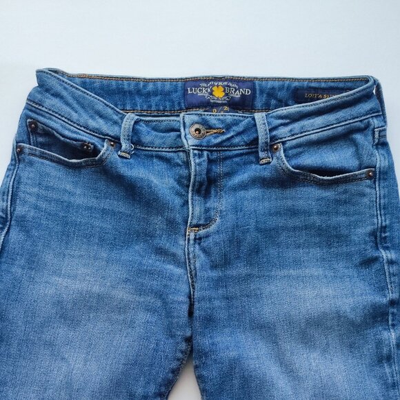 Lucky Brand Lolita jeans skinny medium washed blue women's size 0 / 29 - Picture 2 of 11